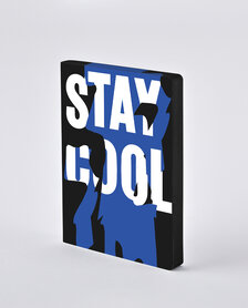 Notitieboek A5 - Stay Cool, zacht leer