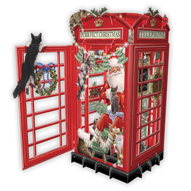 3D Pop Up wenskaart - Kerst - Phone Home