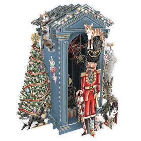 3D Pop Up wenskaart - Kerst - Guard House