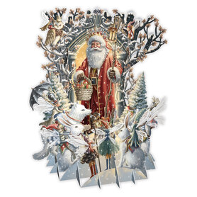 3D Pop Up wenskaart - Kerst - Carol Singers